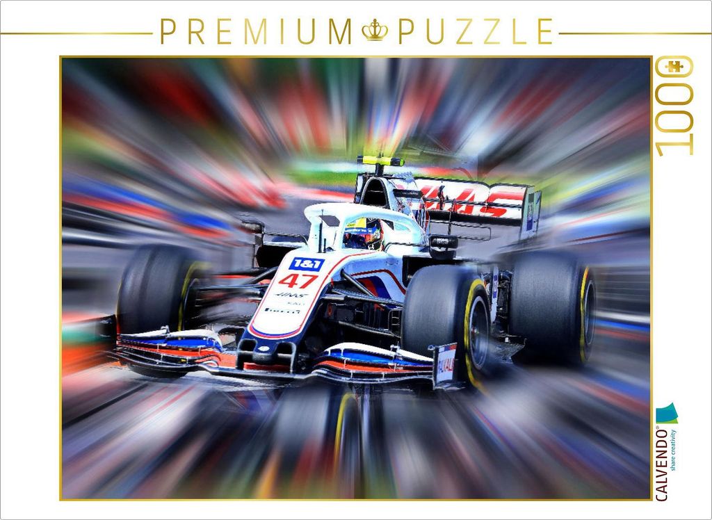 CALVENDO Puzzle Ein Motiv aus dem Kalender Vollgas in der Formel 1 | 1000 Teile Lege-Größe 64x48cm Foto-Puzzle für glückliche Stunden