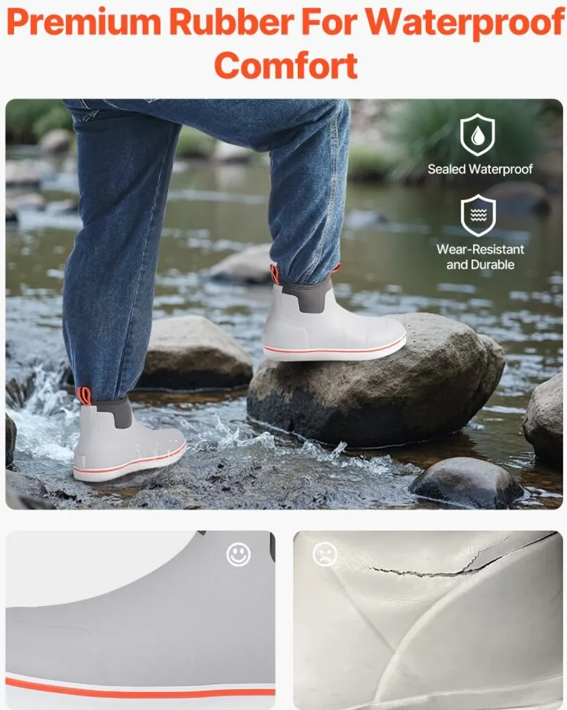 Bottes de pluie professionnelles avec semelle crantée anti-dérapante - 2