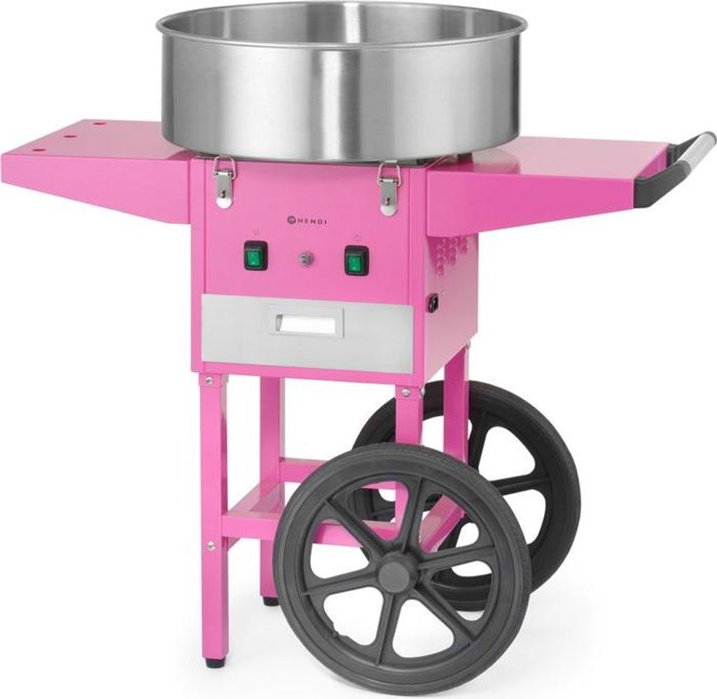 HENDI Zuckerwatte-Maschine - Edelstahl, rosa, 1130 W mit Produktbild 