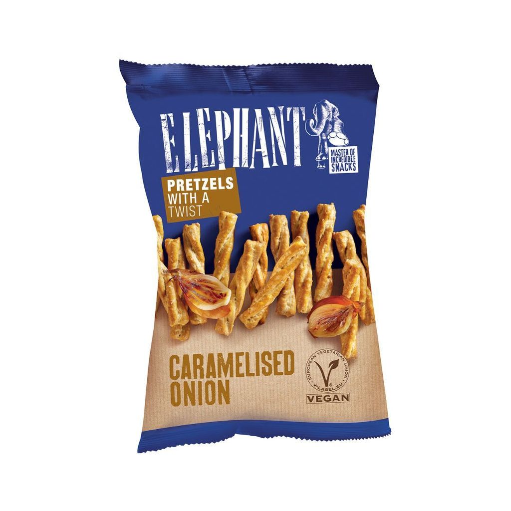 Elephant Pretzels, gedraaide pretzels met gekaramelliseerde Productafbeelding 