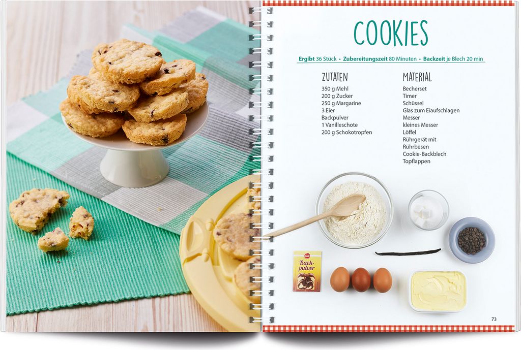 Kinderleichte Becherküche - Plätzchen, Kekse, Cookies & Co. Zdjęcie produktu 5
