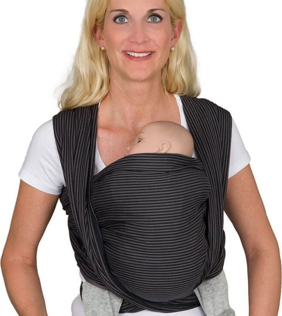 HOPPEDIZ Babytragetuch Gewebtes Tragetuch ab Geburt bis ins Kleinkind-Alter, 100 % Baumwolle Mailand 4,60 m x 0,70 m