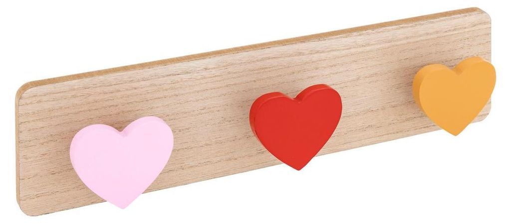 Věšák do dětského pokoje LOVE, 36 x 9,5 cm Obrázek produktu 