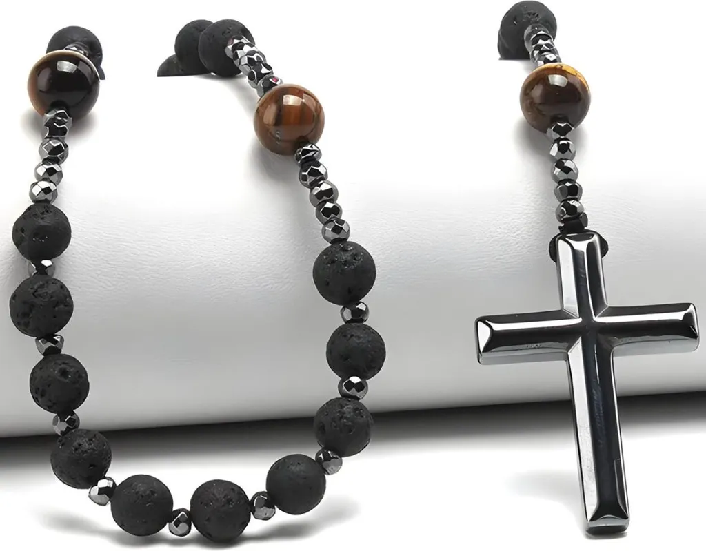 Regalo Collana Croce MC 38846 Pietre Naturali - Significato e Stile