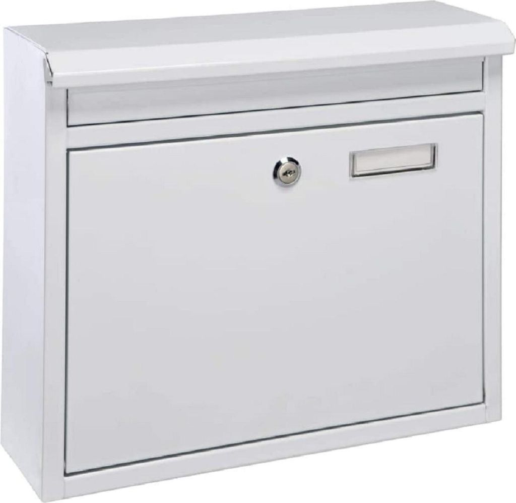 Haushalt International HHI Premium Metall-Briefkasten - 36 x 12 x 32 cm