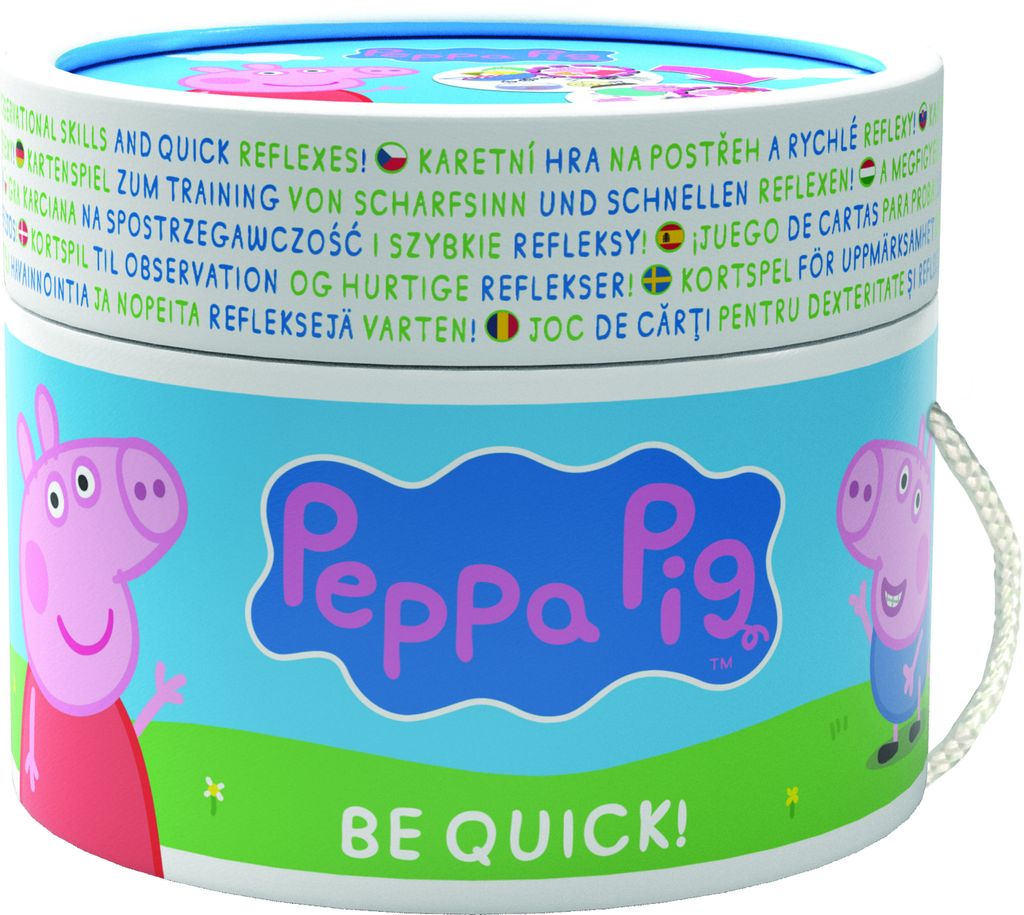 Das Spiel. Sei der Schnellste. Sei schnell! Peppa Pig