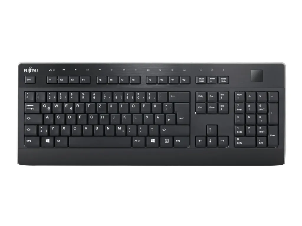 Clavier bureautique Fujitsu KB951 DE avec support de paume ergonomique