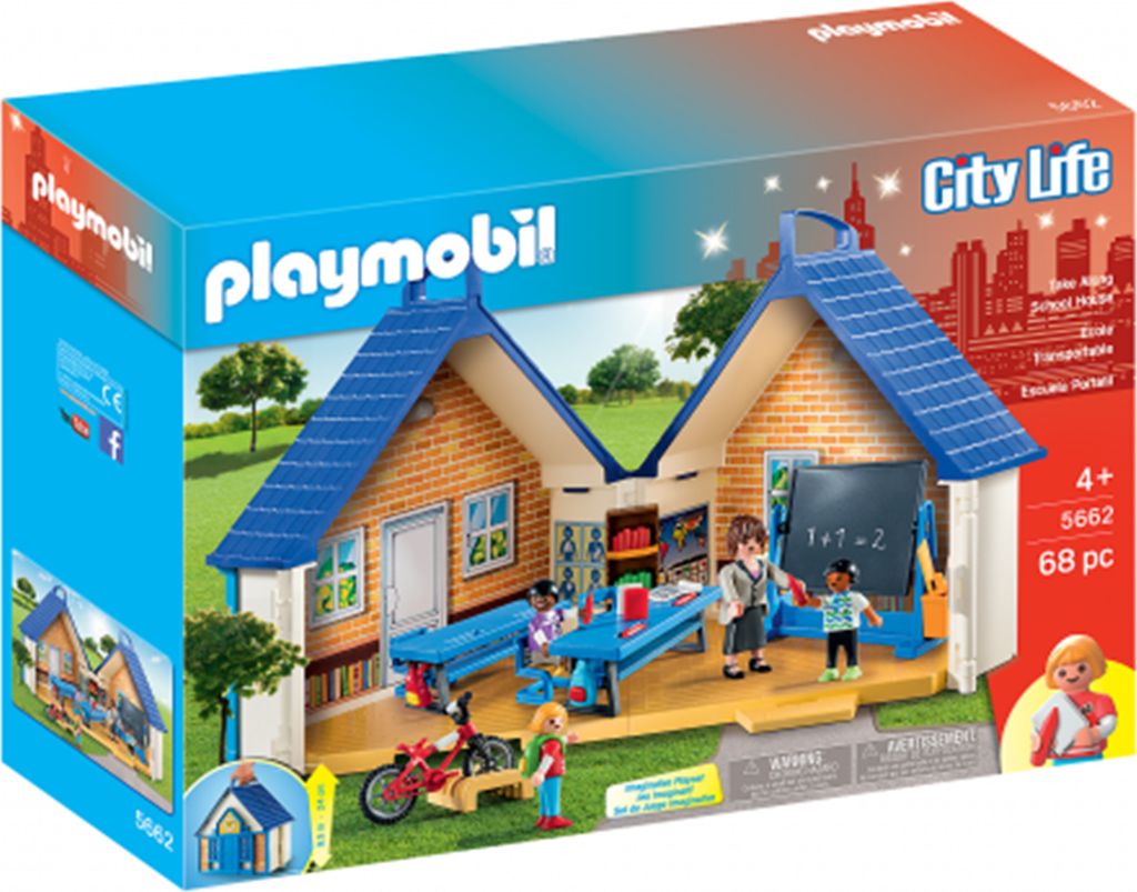 PLAYMOBIL 5662 - Maison d'école à emporter City Life Image du produit 