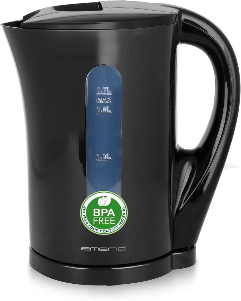 Wasserkocher BASIC, 1,7L, BPA-frei, kabellos, Auto-Off, Überhitzungsschutz, beleuchteter Ein-/Aus-Schalter, Kalkfilter, Wasserstandsanzeige, WK-12...