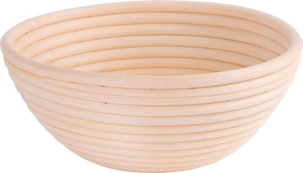 Gärkörbchen Rattan MagicHome, zum Brotbacken, rund, max.1200 g, 28x8 cm