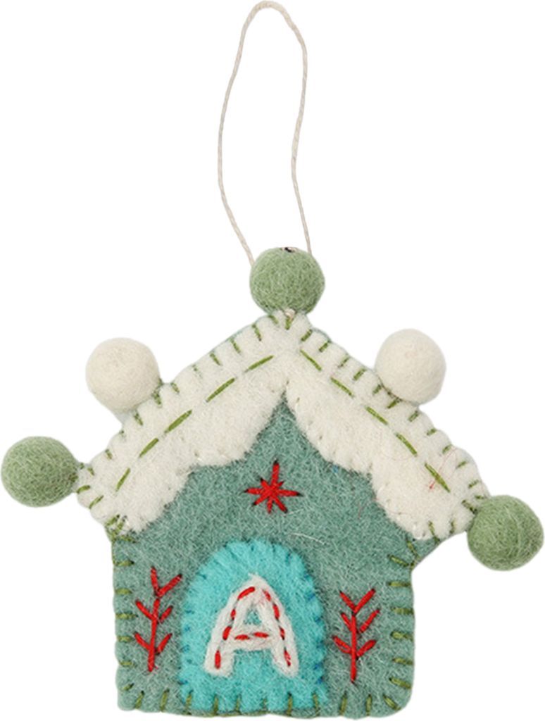 Weihnachtsfilz-Ornamente zum Aufhängen, Filz, Plüsch, Vintage-Haushandschuhe, Anhänger, DIY-Handwerk für Weihnachtsbaum, Heimdekoration A