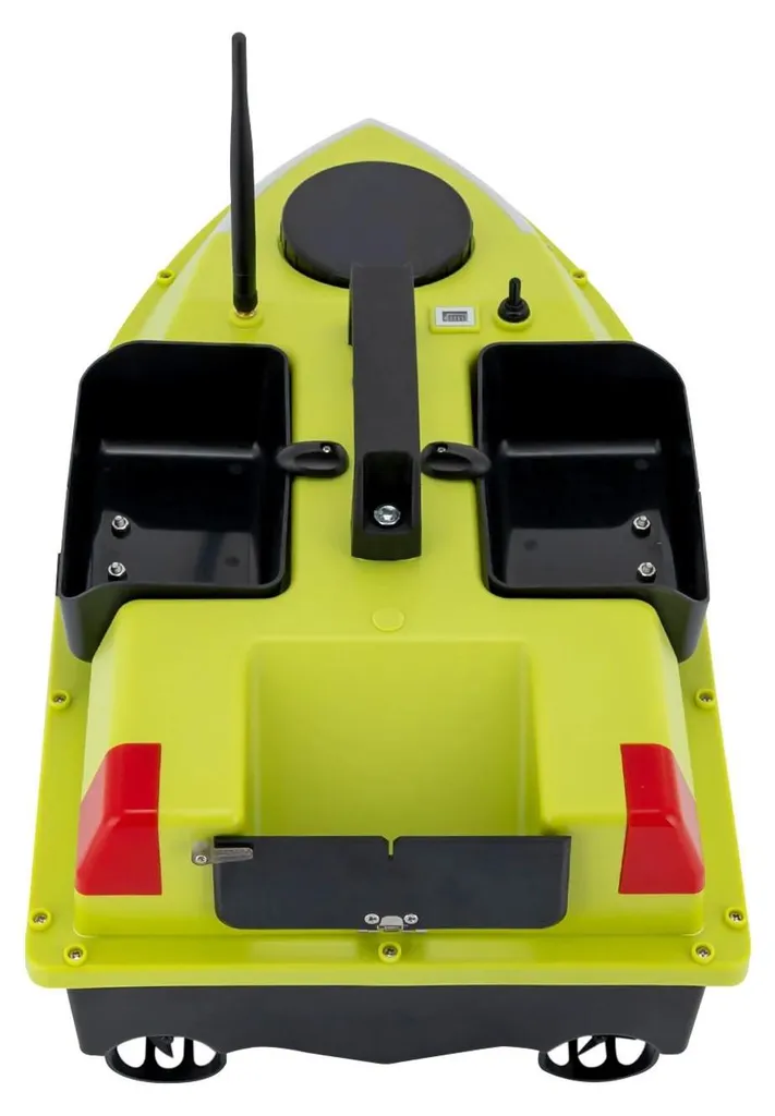Bateau d'amorçage GPS RC 99 points 600m avec 2 batteries 5200mAh Vert