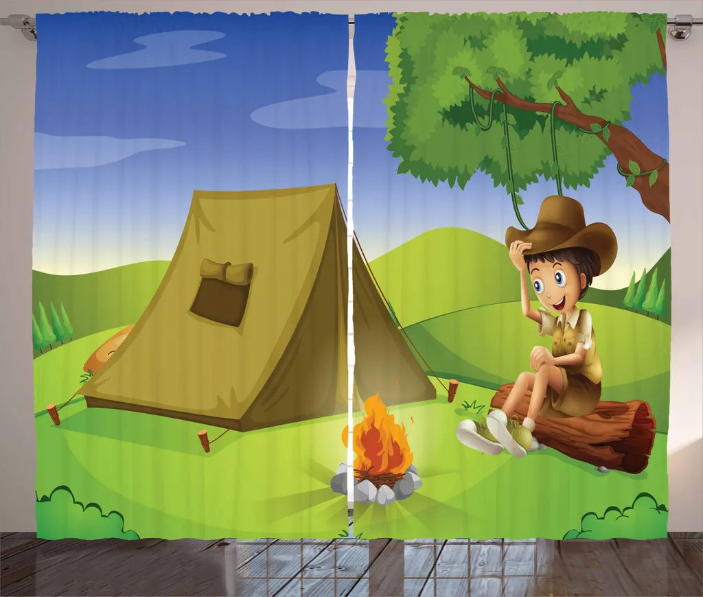 Tenda Rustica Soggiorno ABAKUHAUS 280x225 cm - Qualità Garantita