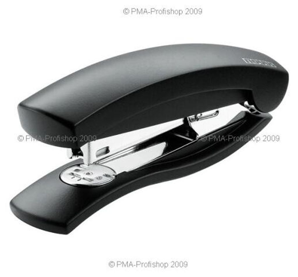 Novus C2, 25 Blätter, Schwarz, 24/6 & 26/6, 6,5 cm, Oben, Produktbild 