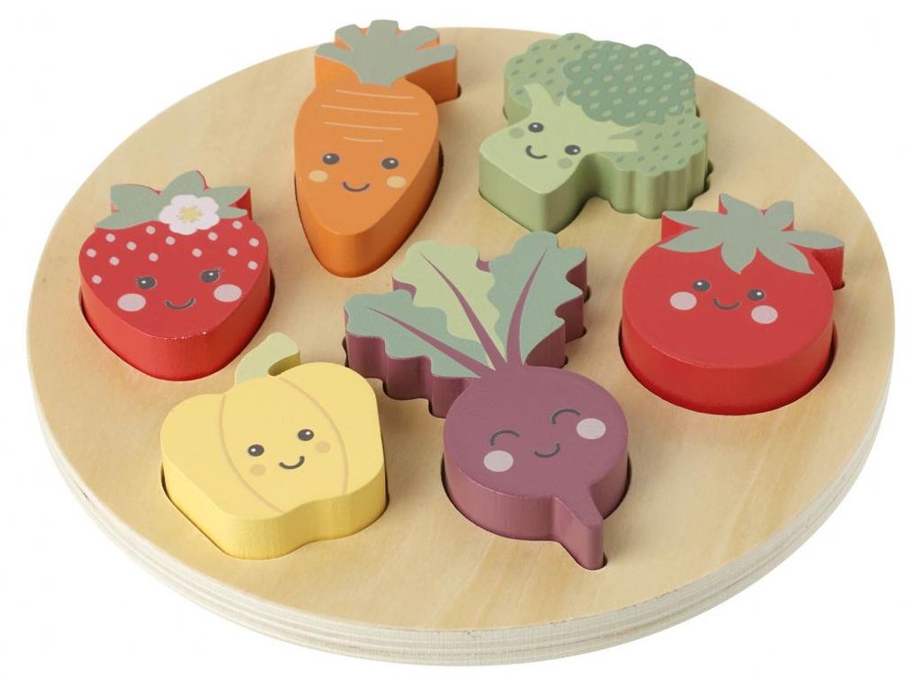 Gemüse- und Obstpuzzle, Orange Tree Toys