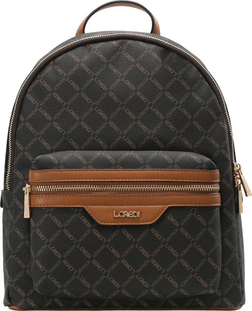 Sac à Dos L.CREDI Filiberta Marron Foncé - Confortable et Spacieux