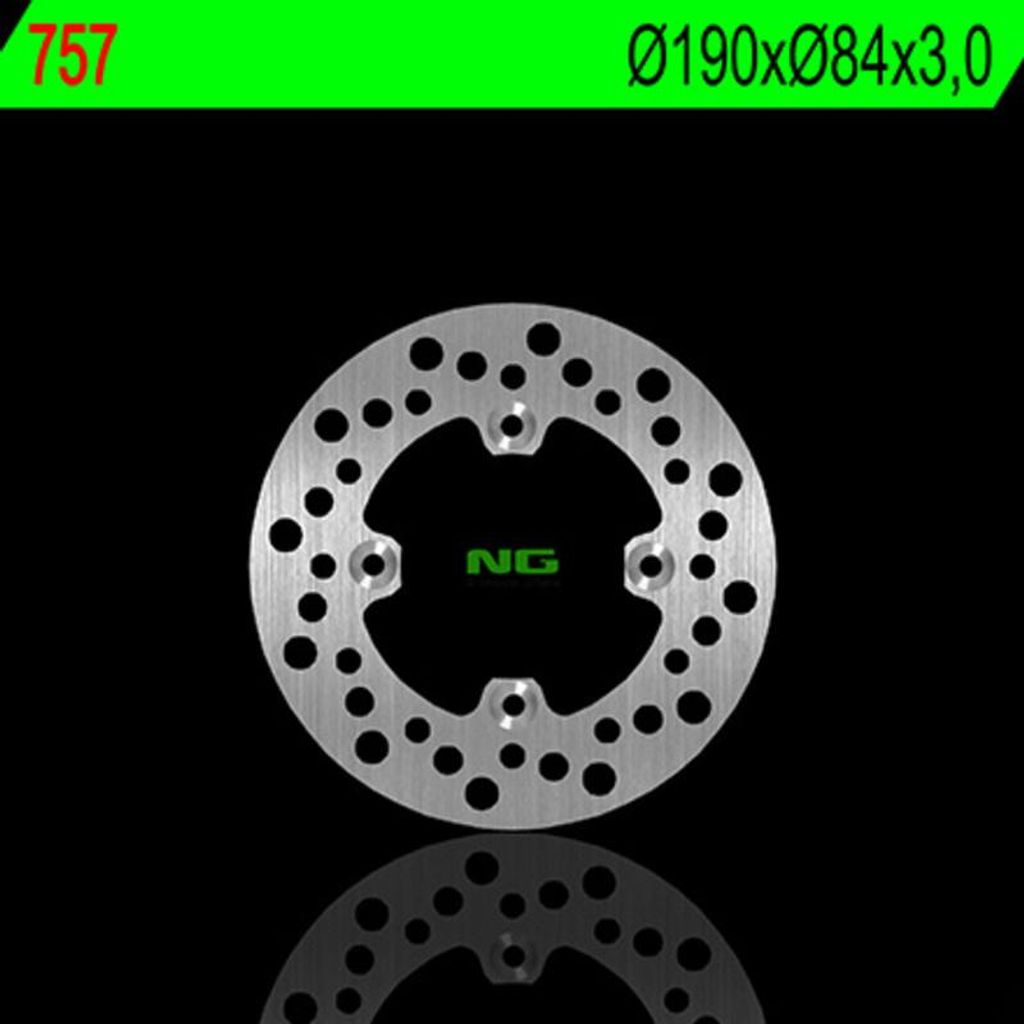 Ng Bremsscheibe Hinten Für Yamaha Yz 80/85 '93-'22 (190X84X3),X-Max 125 '14-'20
