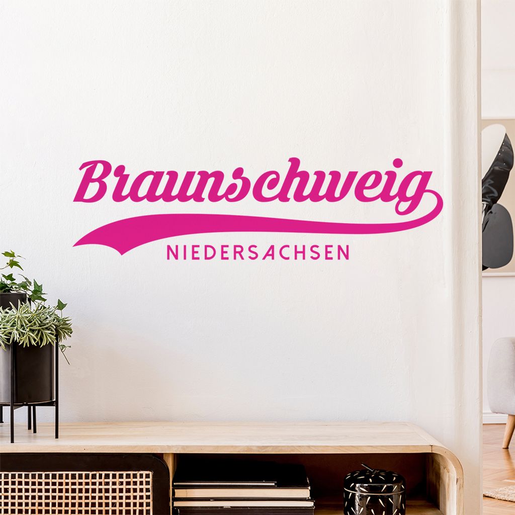 Braunschweig Niedersachsen Wandtattoo Wandaufkleber Wall Sticker - Dekoration, Küche, Wohnzimmer, Schlafzimmer, Badezimmer
