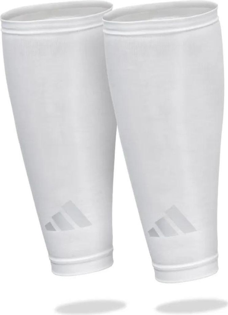 Adidas - Aeroready Compression Calf Sleeves - White - L/XL