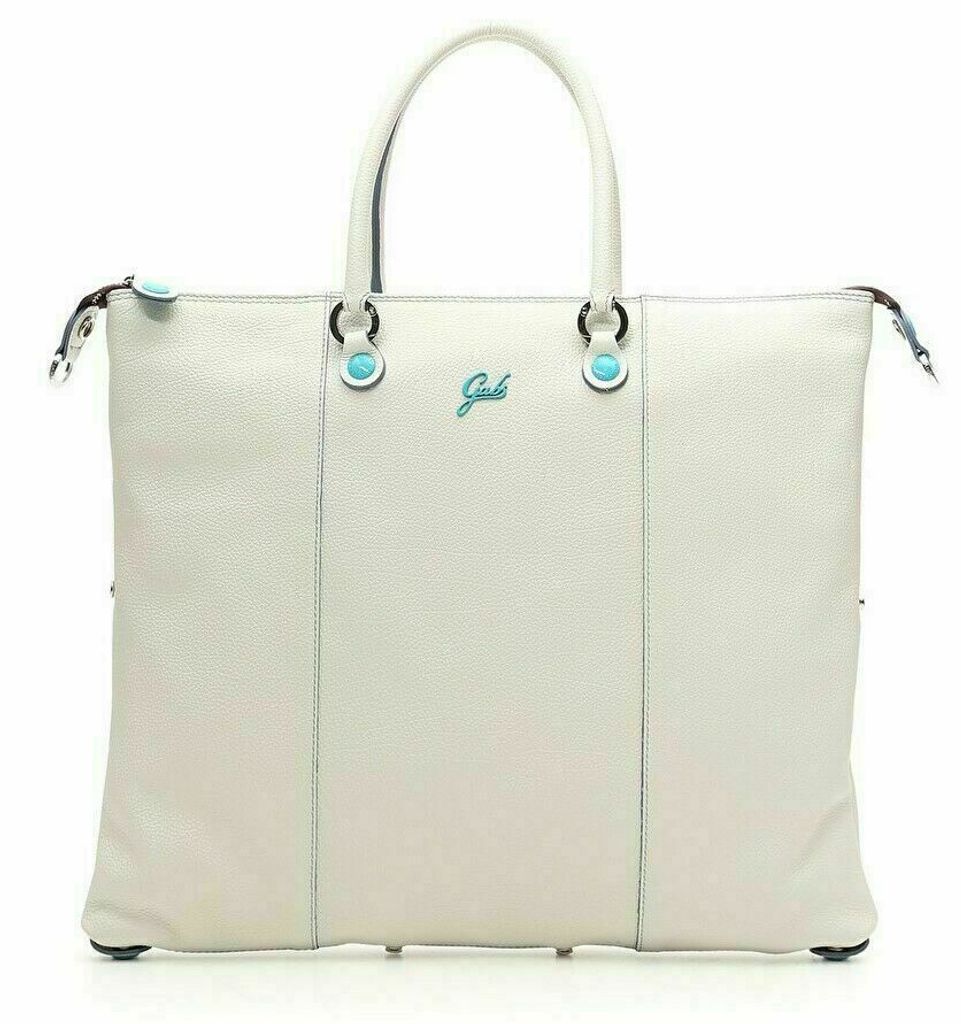 Schultertasche Gabs G3 Plus L Ruga Weiß 100% Leder