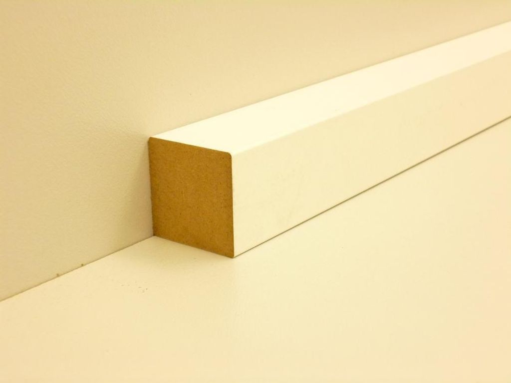 B.S. Bauprogramm Quadratleiste 200 cm 30 x 30 mm weiß Produktbild 