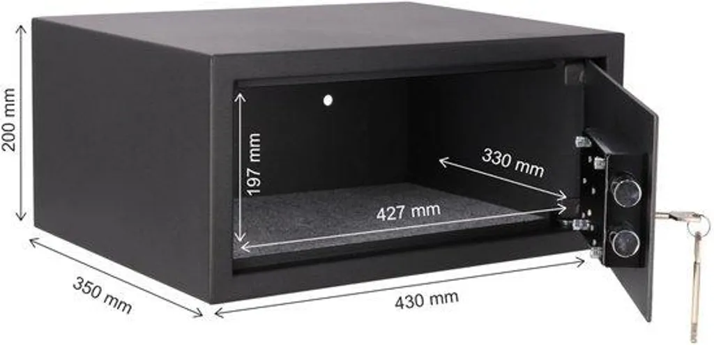 Câble antivol noir pour ordinateur portable 40 cm finition satinée Pro