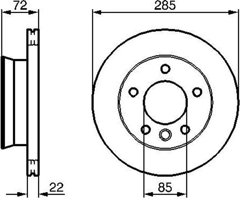 Équipement de freinage arrière Bosch pour entretien Mercedes Sprinter 212