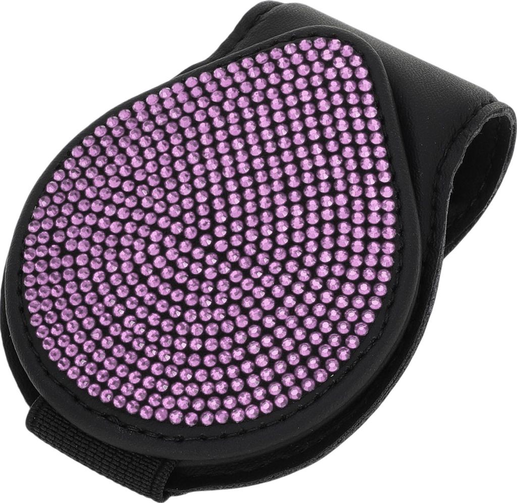Auto-Sonnenblende Sonnenbrillenhalter Stilvoll Magnetisch für Auto SUV LKW / Strapazierfähiger Visier-Organizer aus Kunstleder / 1 Stück Pink Fa...