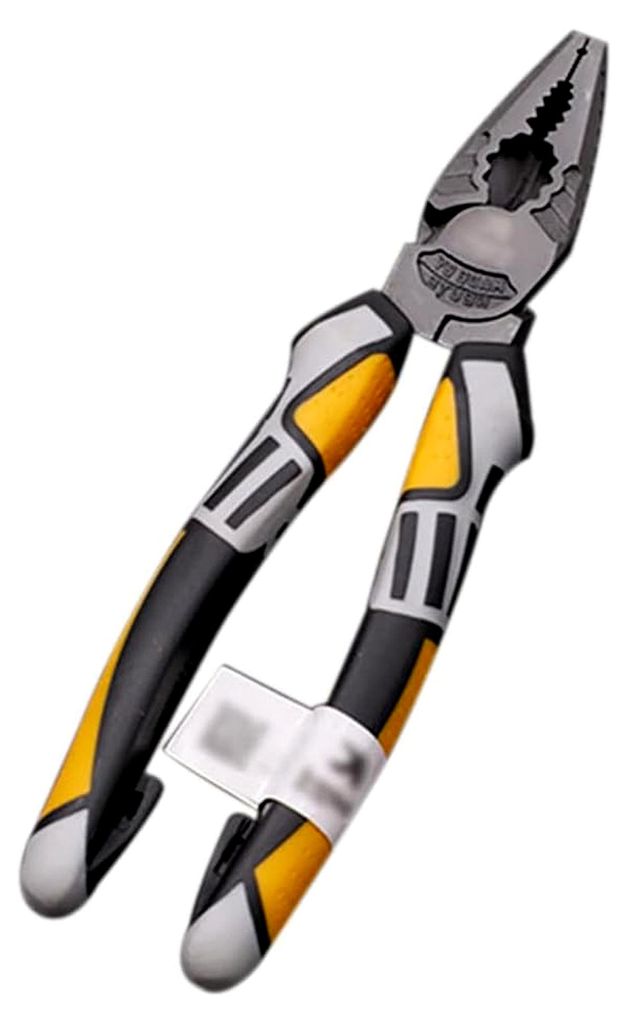 8'' Drahtzange Professionelle Elektrikerzange aus Chrom-Vanadium-Stahl Drahtschneider Abisolier- und Crimpwerkzeug