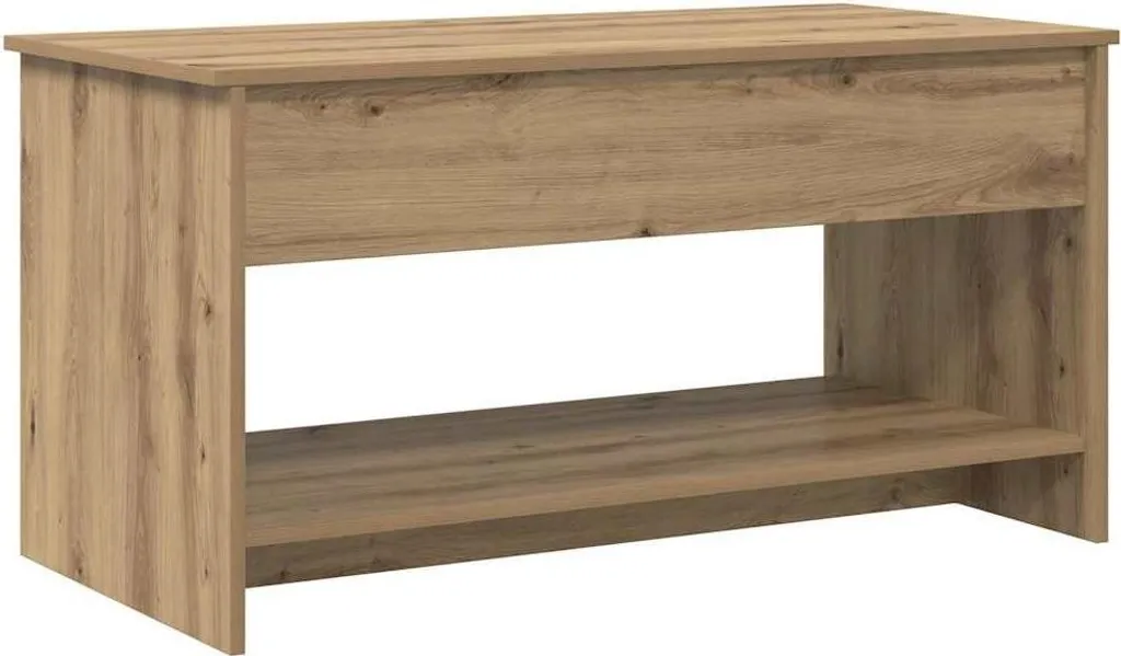 Tavolino da Caffè Rovere Artigianale 80x50x41 cm | vidaXL Design