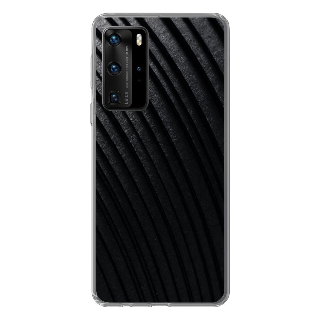 MuchoWow Handyhülle Schutzhülle Hülle für Huawei P40 Pro Papier - Farbton - Abstrakt Silikon Softcase Handy Hülle - Schutz