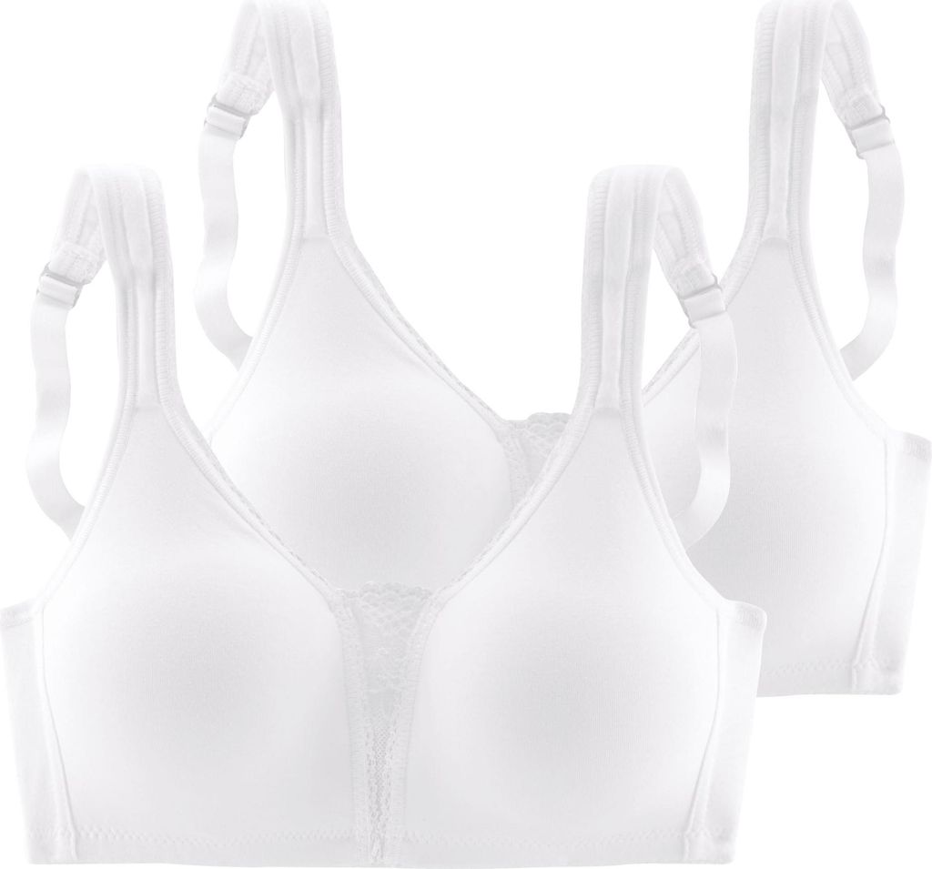 PETITE FLEUR Soft-BH 2xweiß Größe 100 Cup E