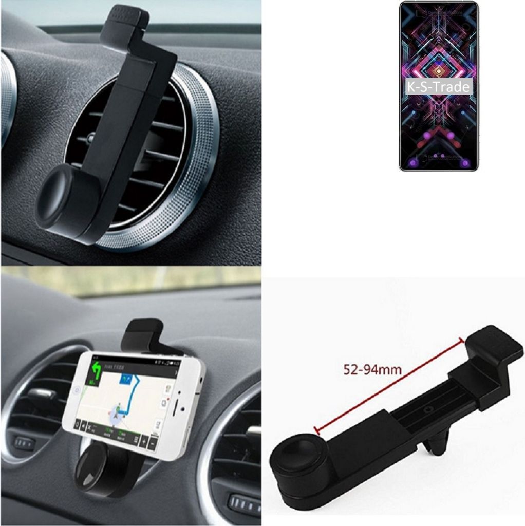 K-S-Trade Lüftungshalterung kompatibel mit Xiaomi Redmi K40 Gaming Edition KFZ-Halterung Autohalterung Handy-halterung Lüftungsgitter