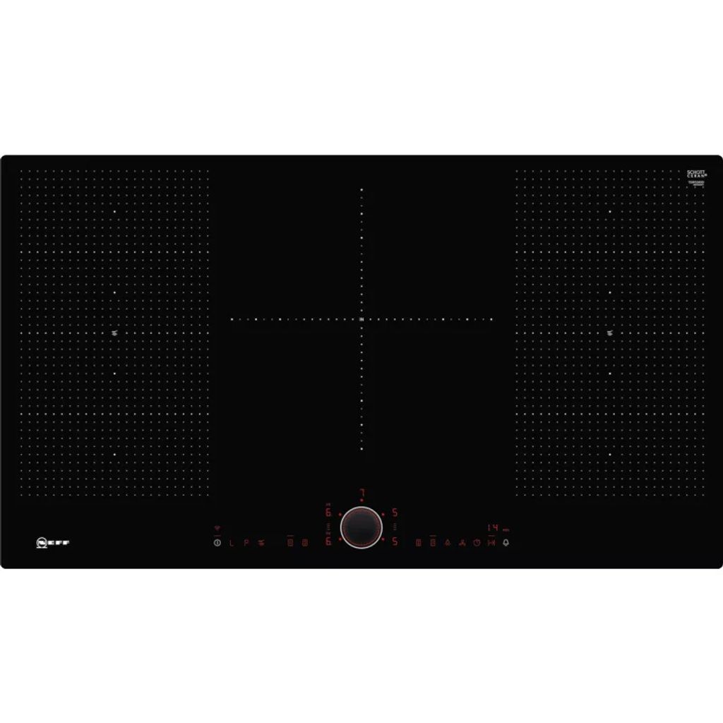 Neff T59PS5RX0, N 90, Induktionskochfeld, 90 cm, Schwarz, flächenbündig (integriert)