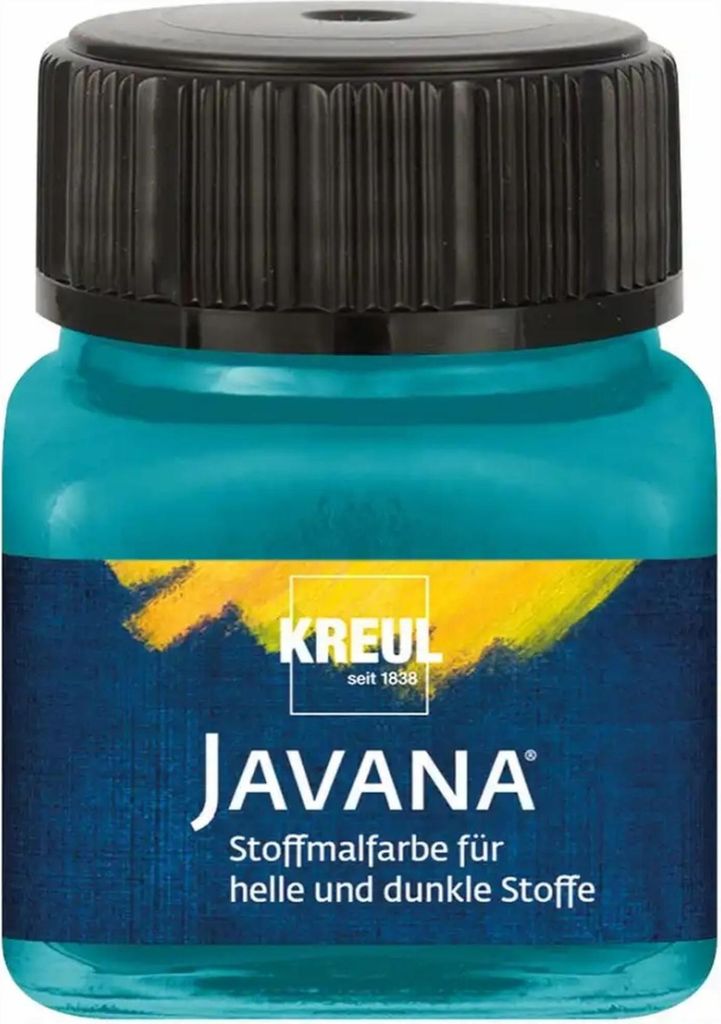 Kreul Javana Farba do tkanin Turquoise 20 ml 1 szt. Zdjęcie produktu 