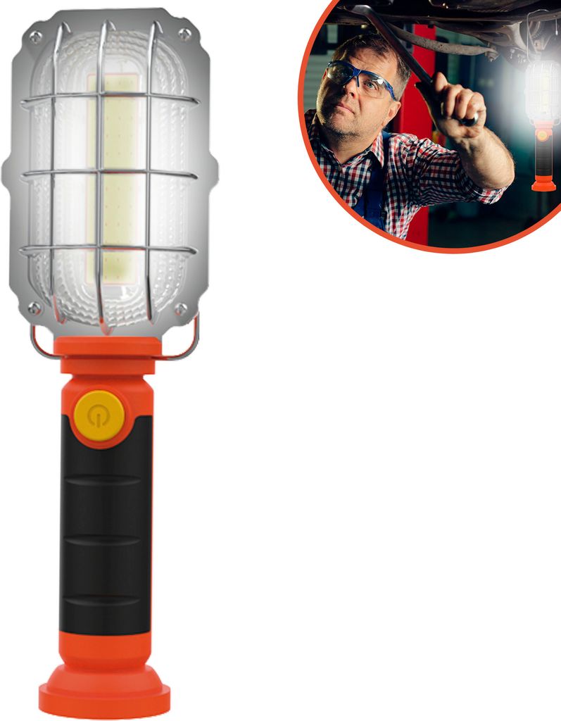 Starlyf Do it all light - LED Taschenlampe, Akku KFZ Handlampe mit Magnet
