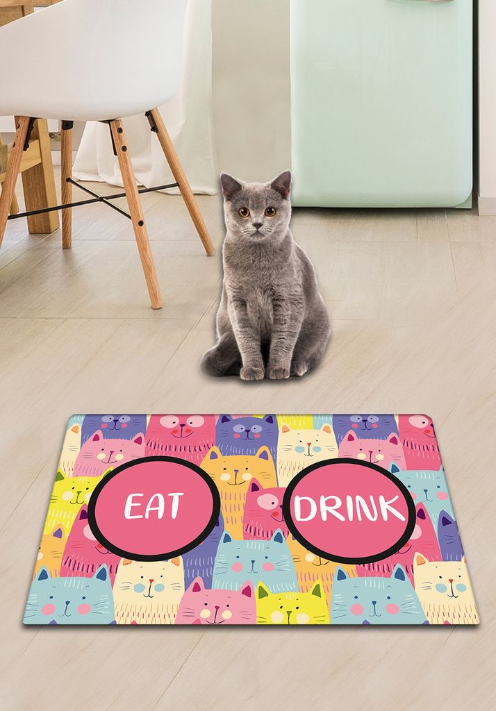 Conceptum Hypnose, Cat's Multi, Katzenstreumatte, Mehrfarbig, 100 % PVC, 40 x 60 cm