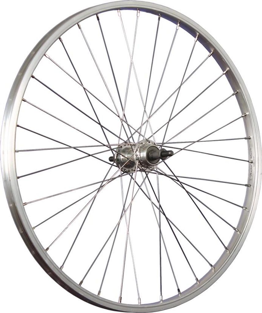 24-Zoll-Hinterrad für Fahrräder aus Aluminium und Edelstahl, 507-19, silber