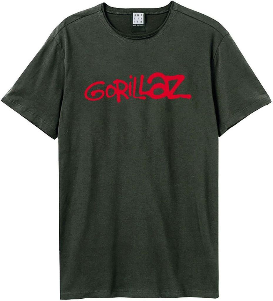 Amplified - T-Shirt Logo für Herren/Damen Uni GD2383 (XL) (Holzkohle)
