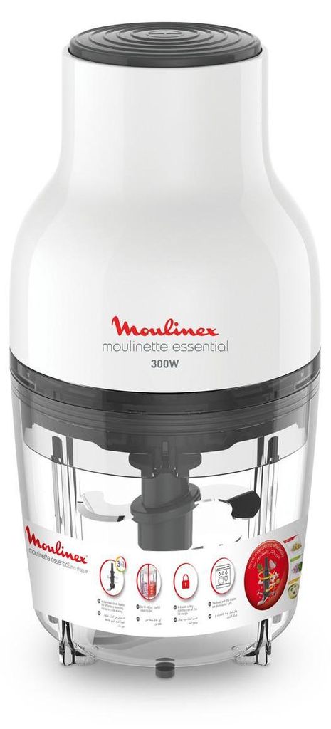 Moulinex DJ5201, 0,4 L, Biela, Plast, 300 W, 117 mm, 233 mm Obrázok produktu 