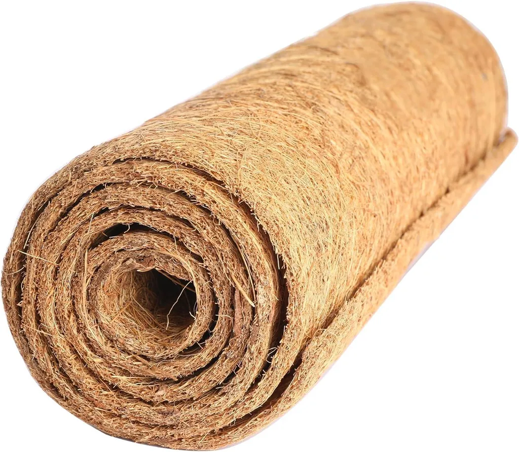 Tapis de fibre de coco naturelle 3m - Substrat pour reptiles et jardin