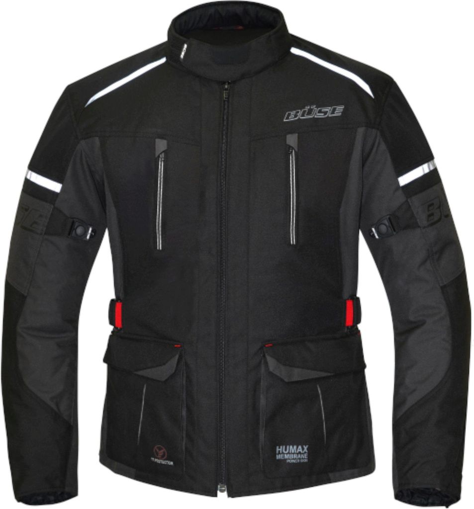 Büse Rider Kinder Textiljacke Schwarz / Anthrazit 140