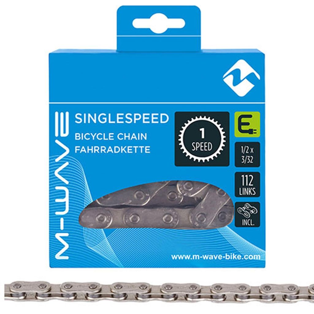 M-WAVE E-Bike-Kette Singlespeed 1-fach, 112 Glieder, Produktbild 