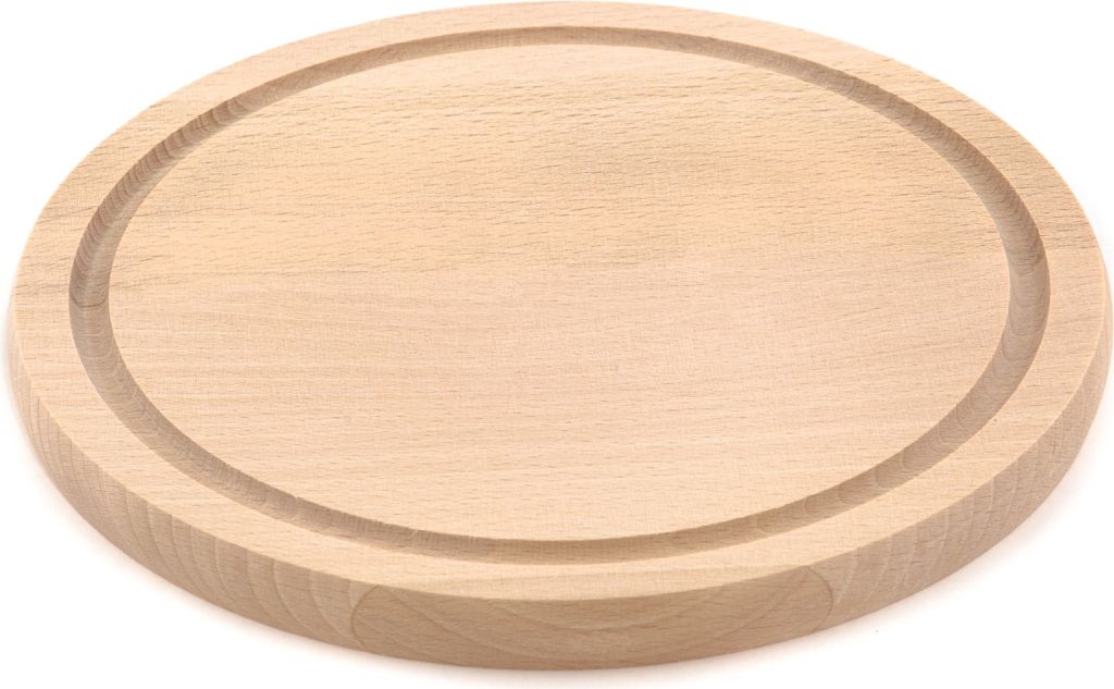 Schneidebrett aus Buche Durchmesser 20 cm