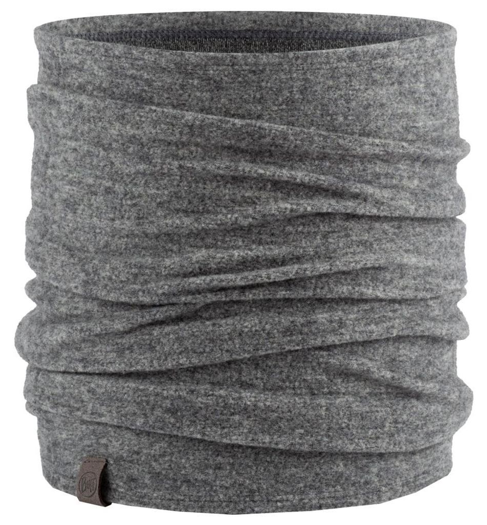 Buff Merino Fleece Multifunktionstuch Solid Grey