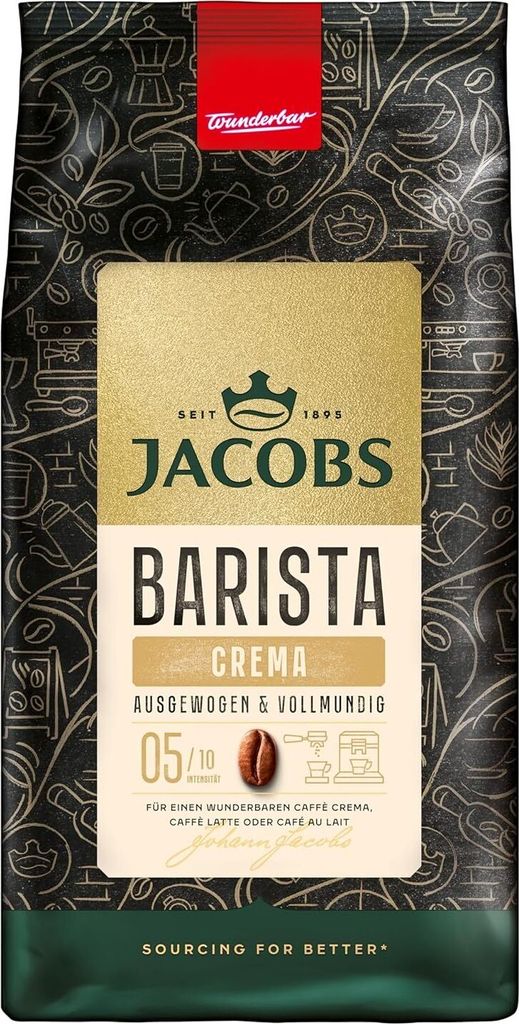 Jacobs Barista Editions Crema 1 kg ziarnista Zdjęcie produktu 3
