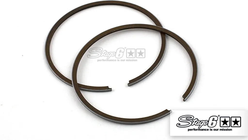 Segments de piston 70cc Stage6 pour scooter Yamaha Bw's et Slider