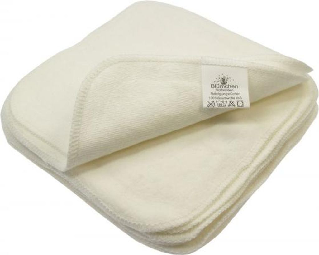 Blümchen Kuschel-Reinigungstücher -BW 10er-Set Produktbild 