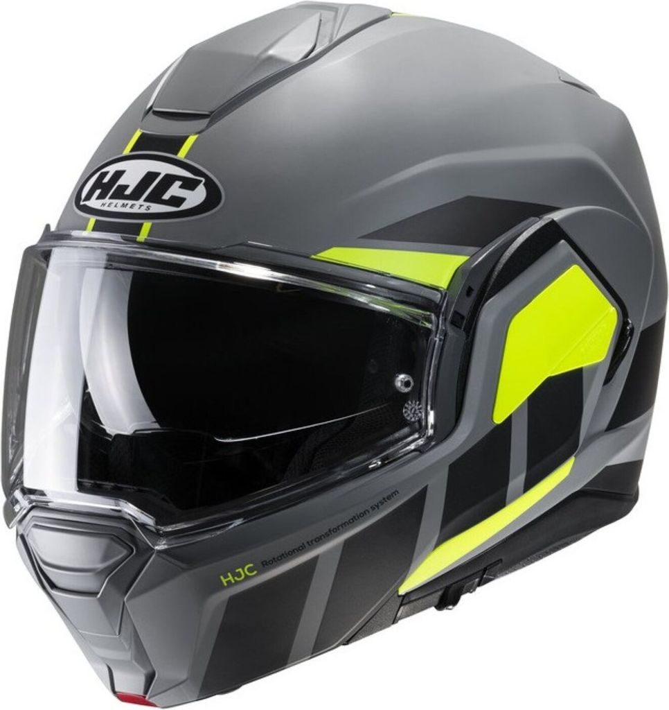 HJC I100 BEIS Klapphelm M in gelb/grau Produktbild 