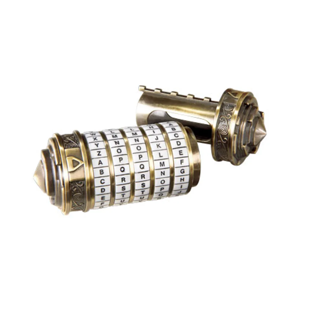 Mini Kryptex Réplique Da Vinci Code en métal avec code interchangeable - 7